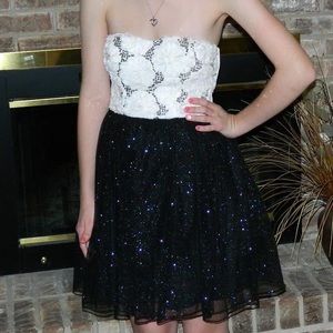 Sequined Homecoming Dress